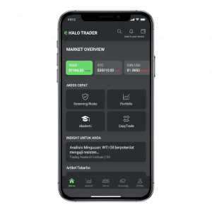 Aplikasi Halo Trader Varian